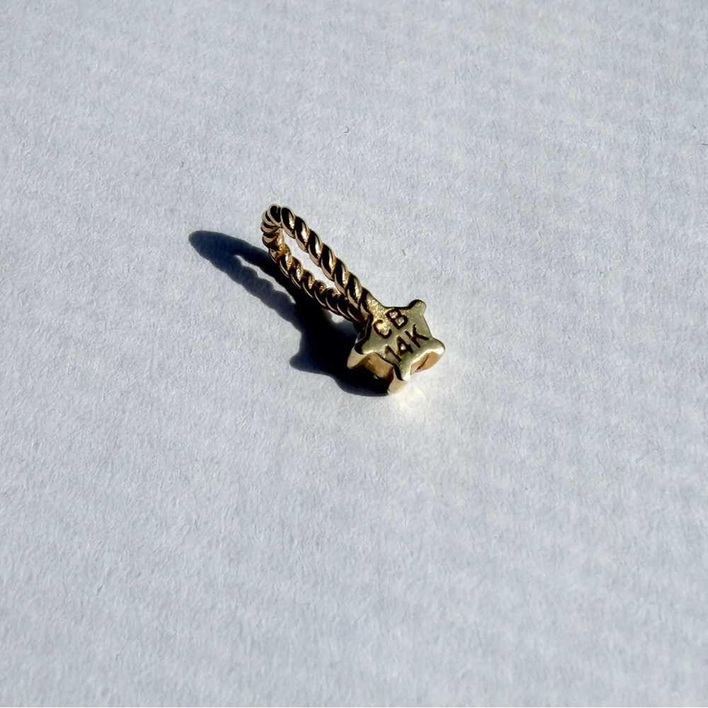 Catbird Little Star Birthstone Charm - Picture 2 of 7